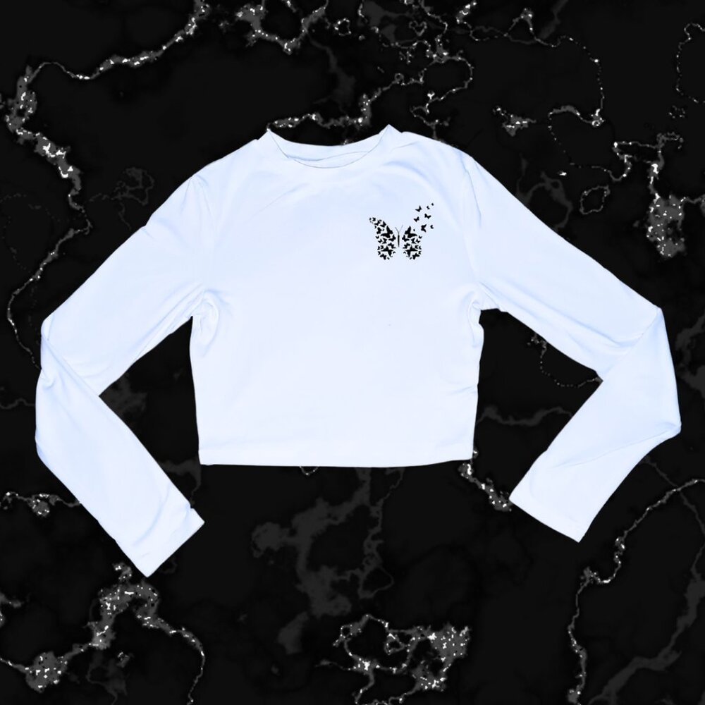 Buttery Long-Sleeved Crop Top